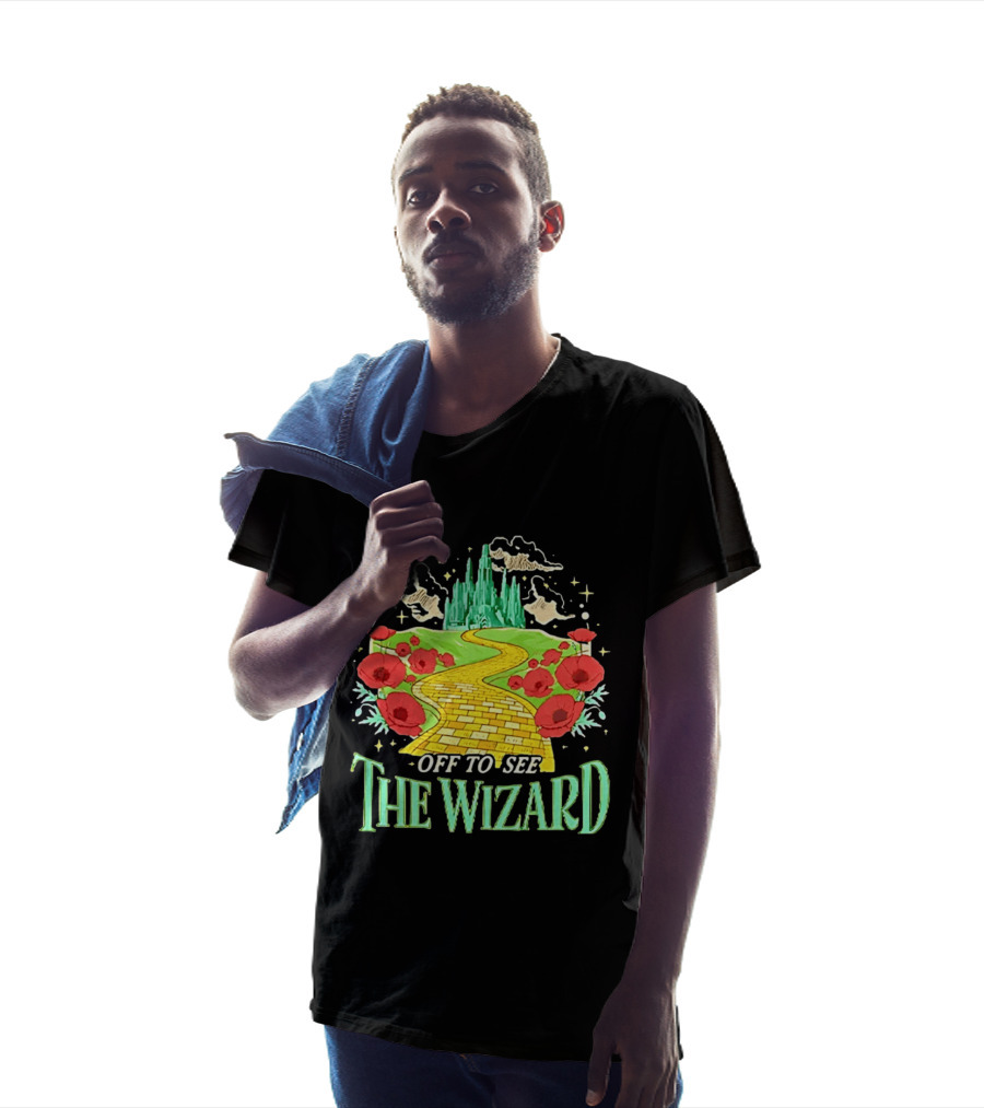 Off To See The Wizard Yellow Brick Road Fantasy Longsleeve T-Shirt