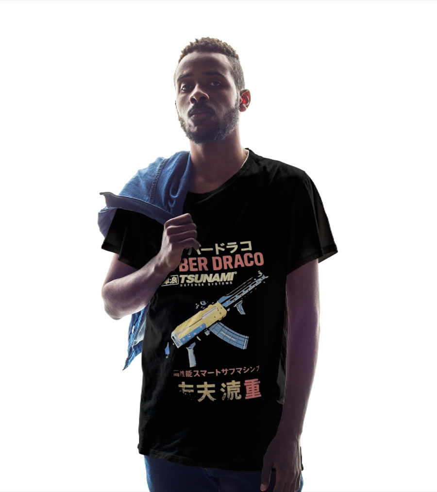 CYBER DRACO TSUNAMI Defense Systems Zastava M92 T-Shirt