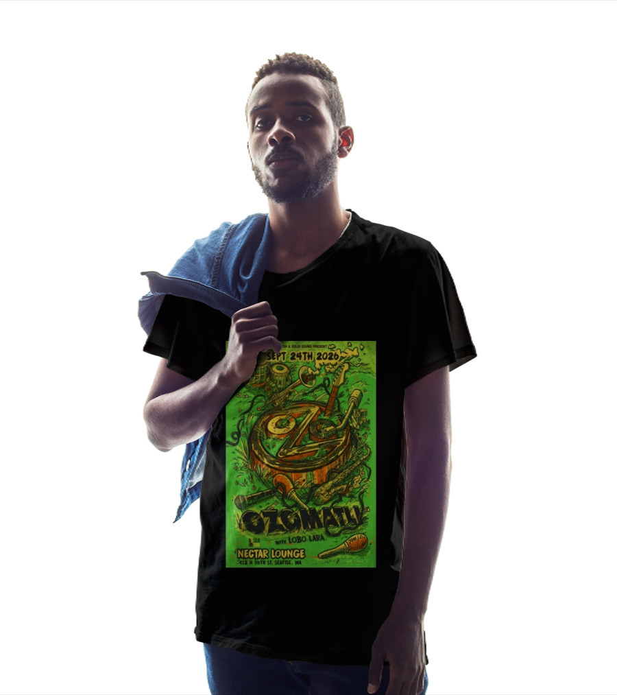 Ozomatli At Nectar Lounge Seattle With Lobo Lara September 24th 2026 T-Shirt