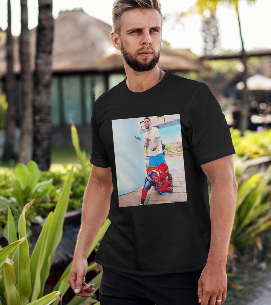 Jayson Tatum Spider Man Boston Celtics T-Shirt