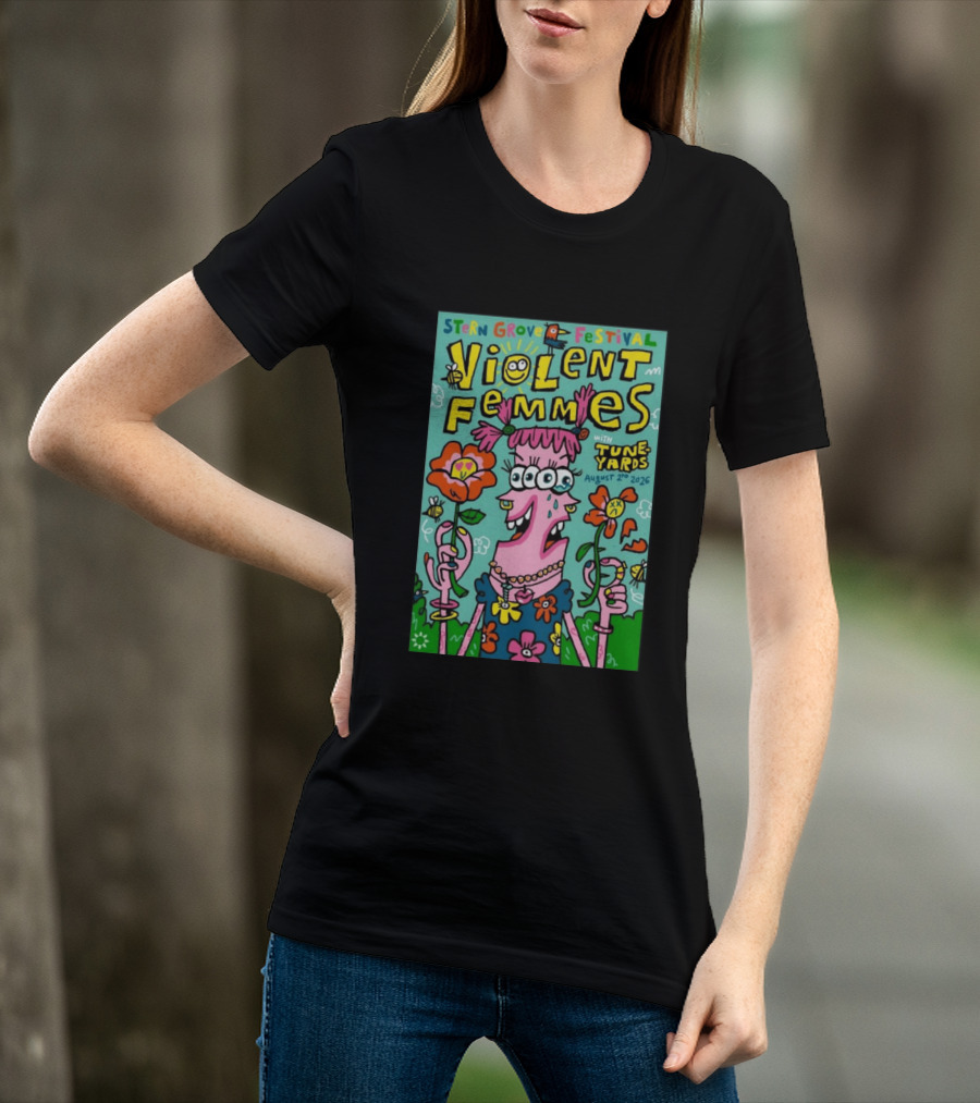 Stern Grove Festival Violent Femmes Tune Yards August 2 2026 San Francisco T-Shirt