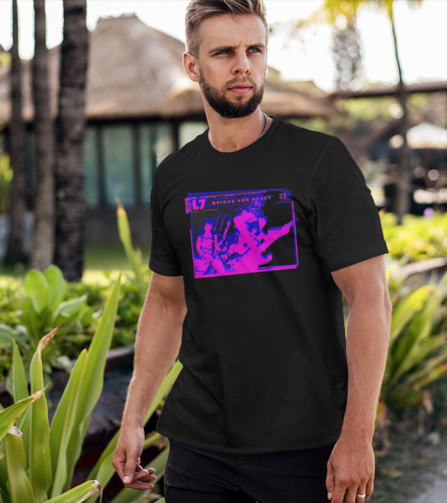 L7 Bricks Are Heavy Band Grunge Alternative Rock Album Cover T-Shirt