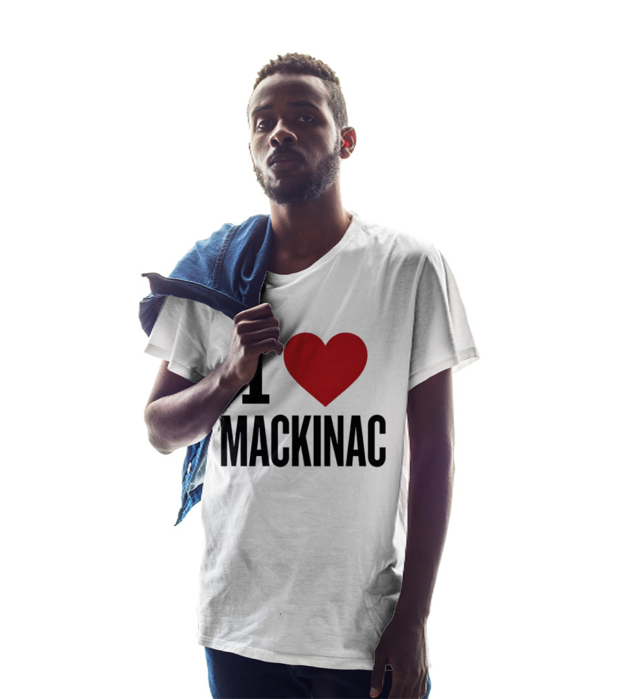 I Love Mackinac Michigan Travel Vacation T-Shirt