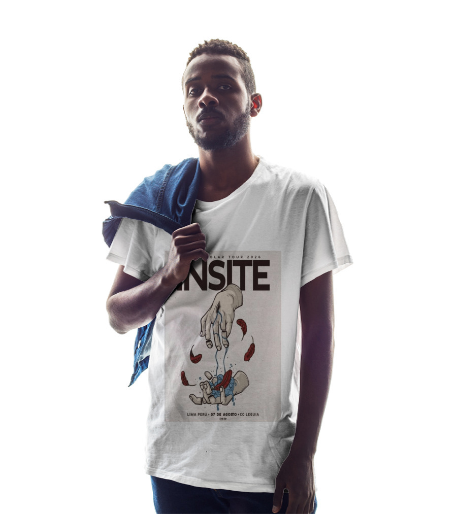INSITE Te Vi Volar Tour 2026 Lima Perú 07 De Agosto CC Leguia T-Shirt
