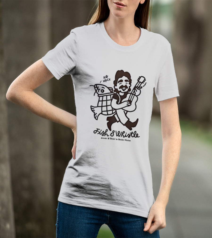 Fish And Whistle Pickin' And A Fishin' In Hickory Woods T-Shirt