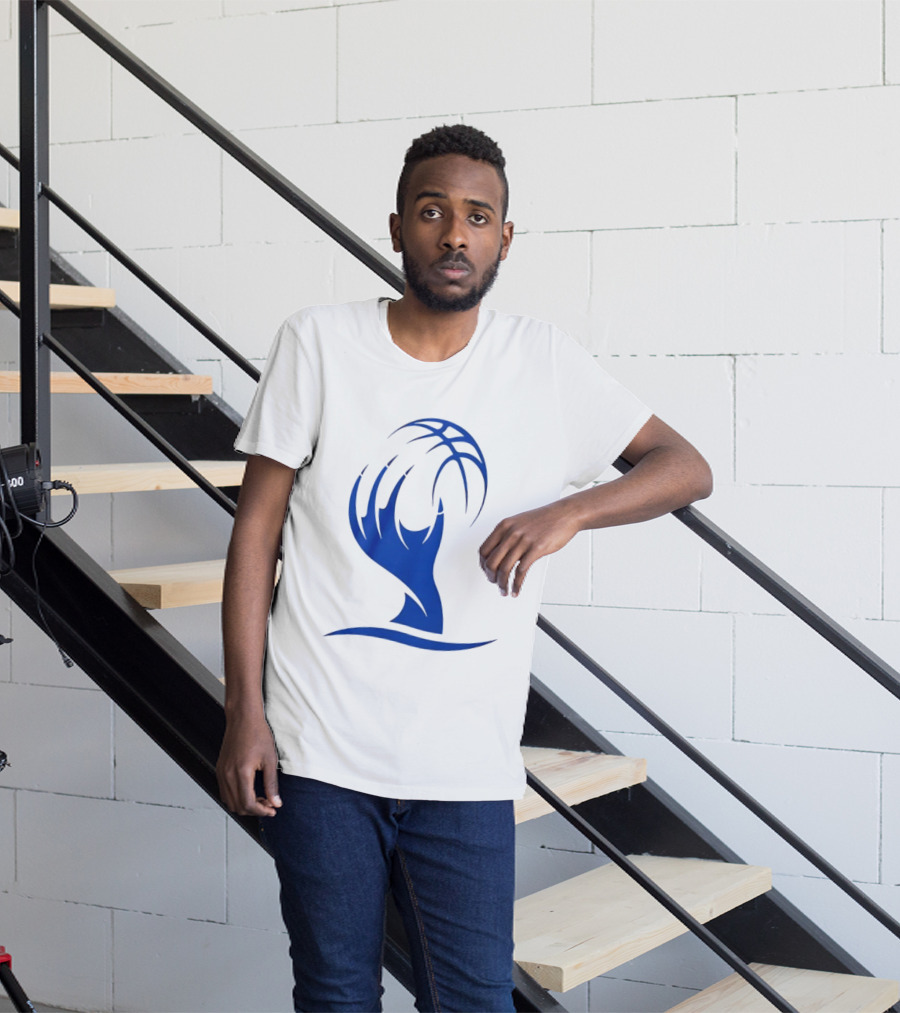 Cleveland Sirens The Claw Basketball Blue Wave T-Shirt