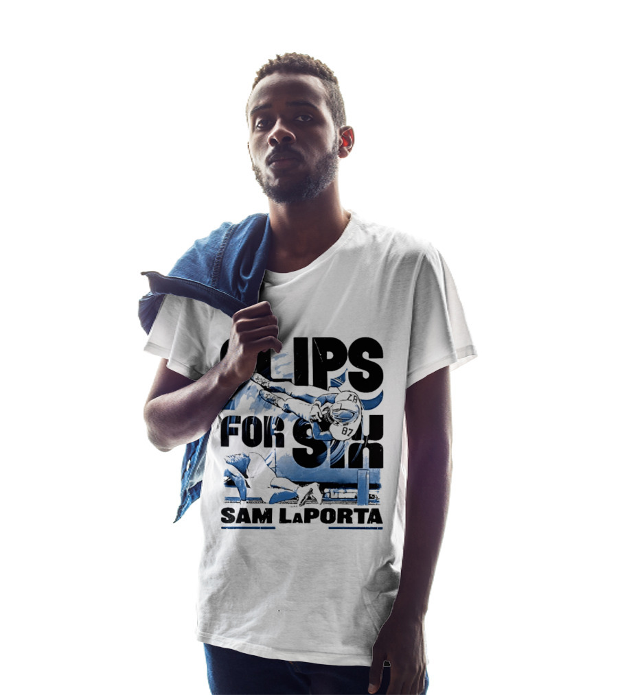 Sam Laporta Flips For Six Detroit Football T-Shirt