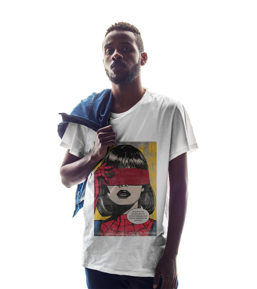 Madame Web He Was In The Amazon With My Mother Researching Spiders Right Before She Died T-Shirt
