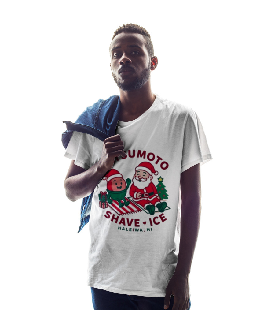 Matsumoto Shave Ice Christmas Haleiwa HI Santa Holiday 2025 T-Shirt