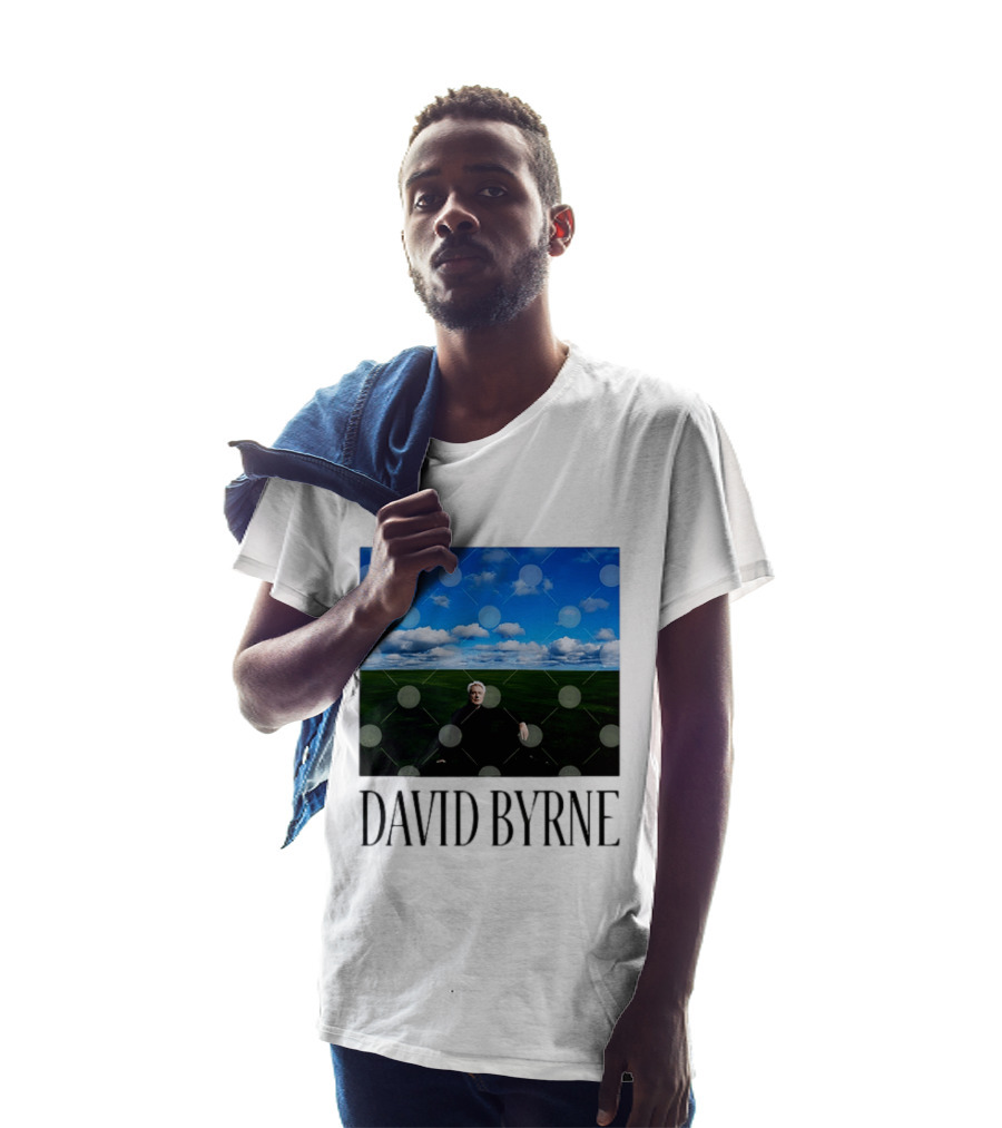 David Byrne Musician Scenic Landscape T-Shirt
