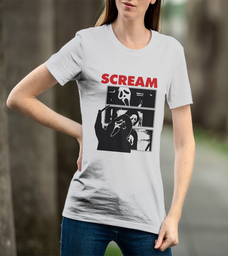 Scream Ghostface Slasher Horror Movie 90s T-Shirt