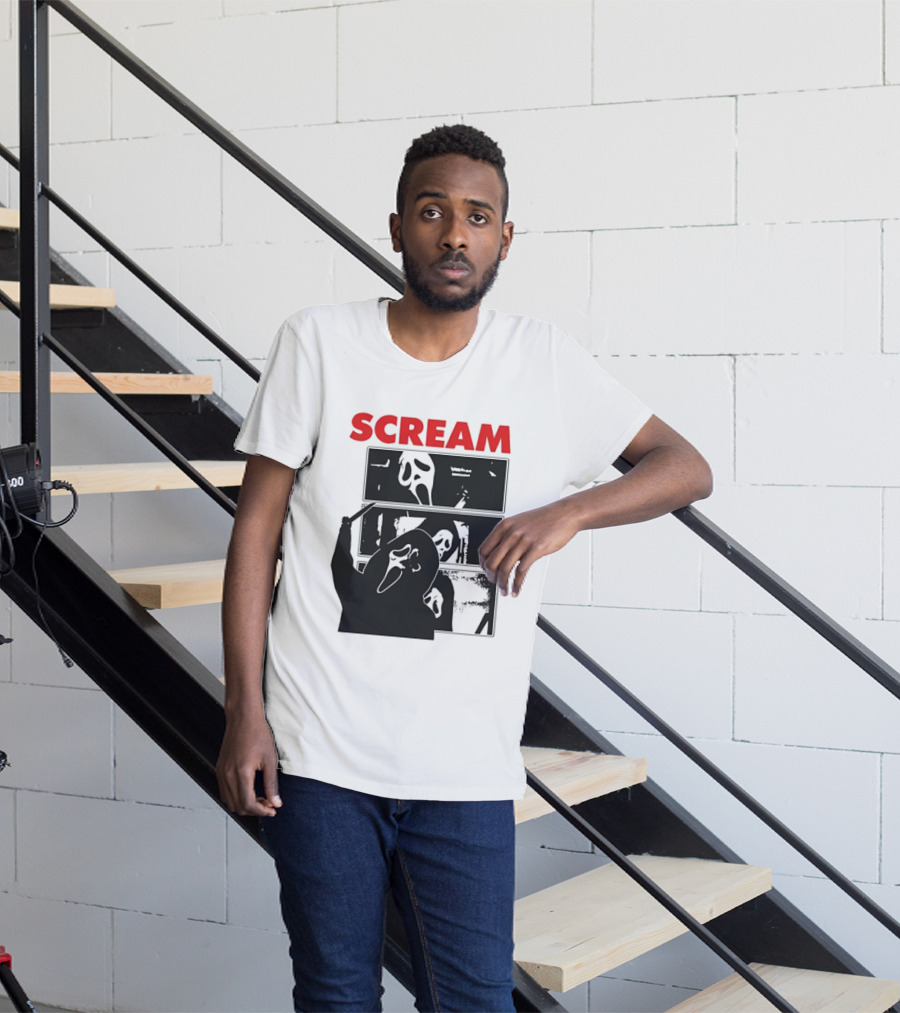 Scream Ghostface Slasher Horror Movie 90s T-Shirt
