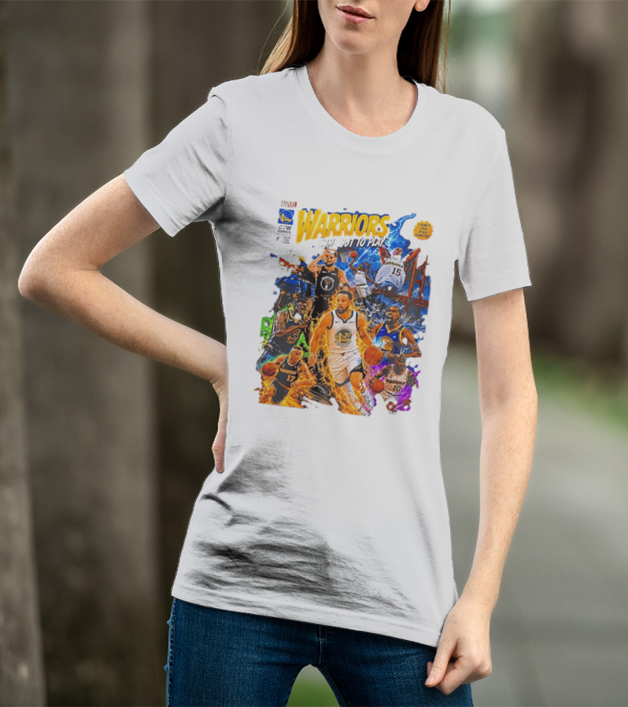 Golden State Warriors Come Out To Play Comic Book Marvel Oracle Arena T-Shirt