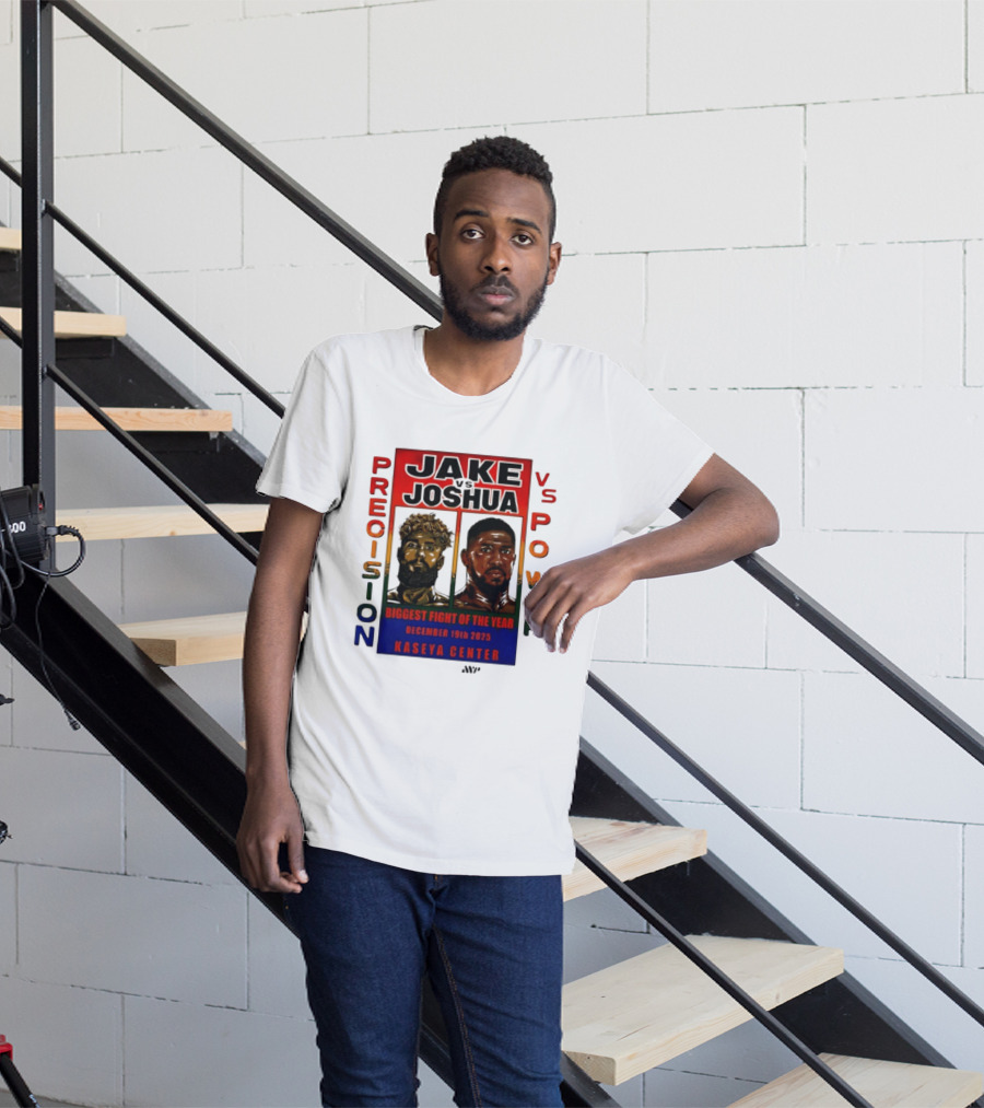 Jake Paul Vs Anthony Joshua Precision Vs Power Biggest Fight Of The Year December 19th 2025 Kaseya Center T-Shirt