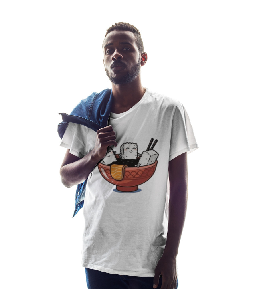 Original Sushi Relax Soaking In Soy Sauce Bowl T-Shirt