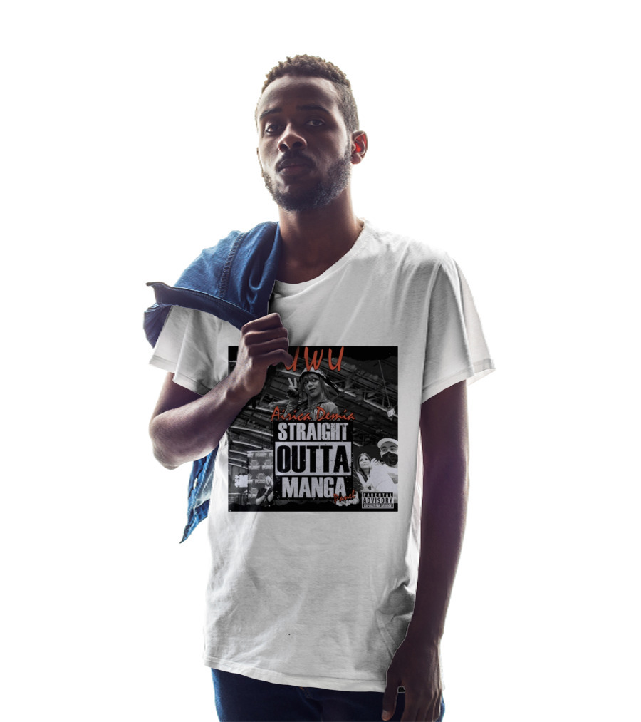 UWU Airica Demia Straight Outta Manga Panel Parental Explicit Fan Service T-Shirt