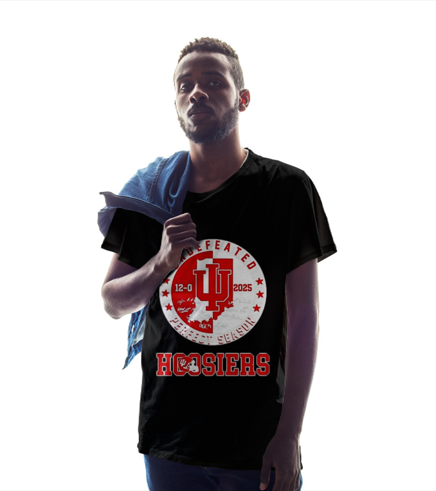 Indiana Hoosiers 12 0 Undefeated 2025 Perfect Season T-Shirt