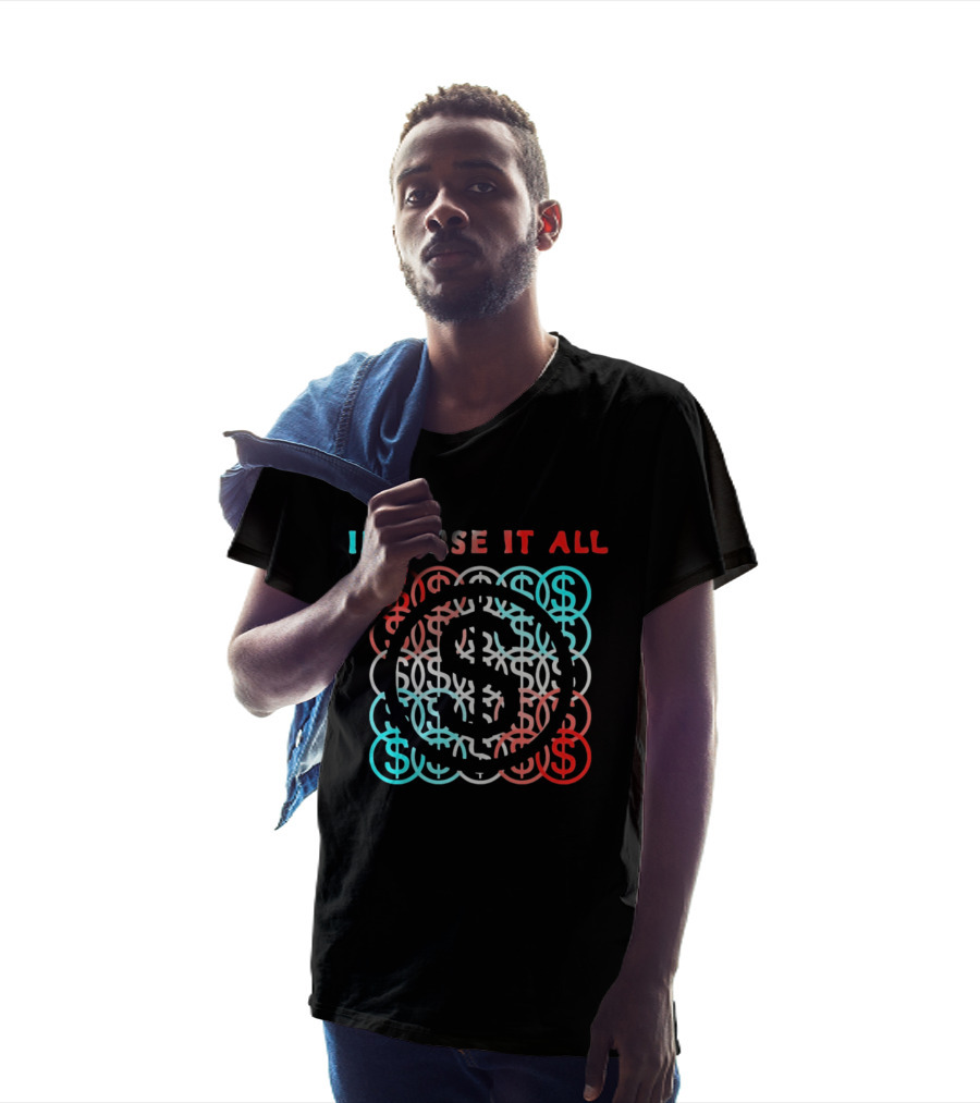 Inverse It All Dollar Sign Money Currency T-Shirt