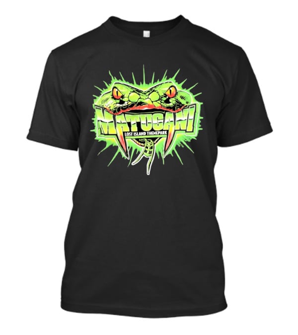 Matugani Snake Roller Lost Island Themepark Adventure T-Shirt