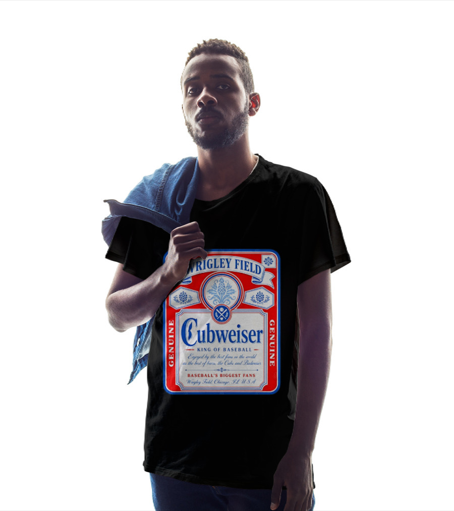 Wrigley Field Cubweiser King Of Baseball Genuine Chicago Cubs Fans T-Shirt