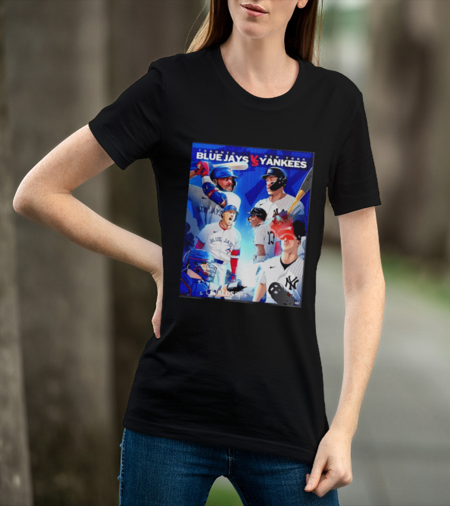 Toronto Blue Jays Vs New York Yankees ALDS 2025 MLB Showdown T-Shirt