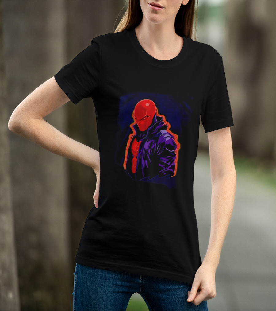 Red Hood Jason Todd DC Comics Vigilante Masked Hero T-Shirt