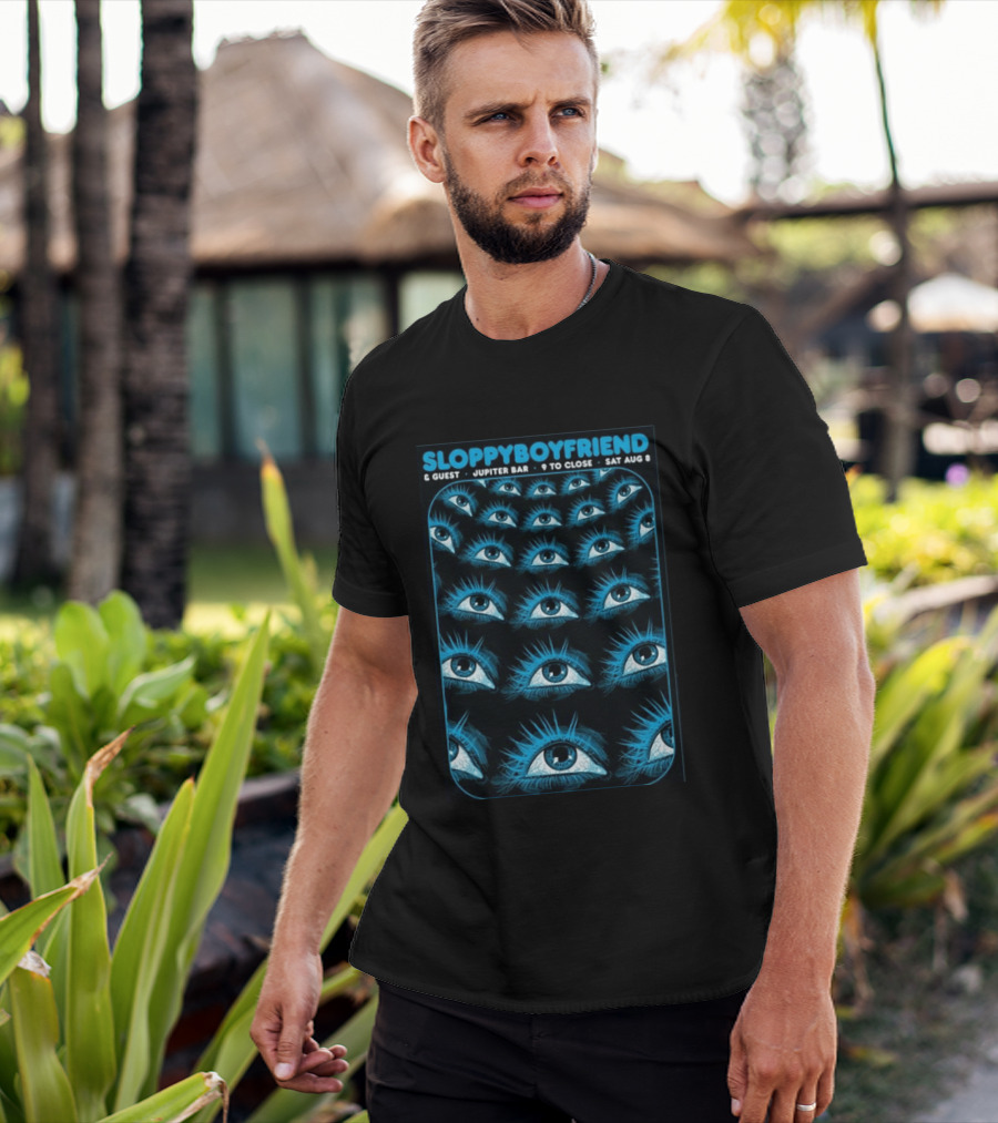 SloppyBoyfriend & Guest Jupiter Bar August 8 Eye T-Shirt