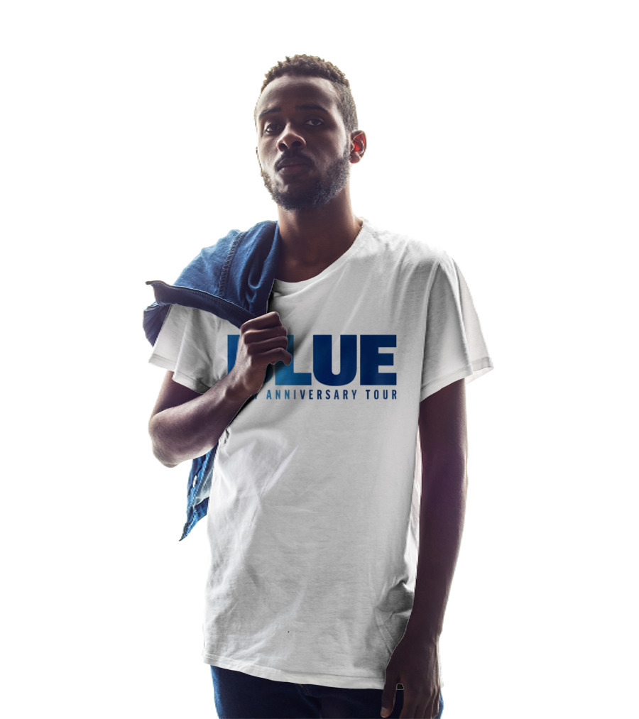 Blue 25th Anniversary Tour Music Concert Celebration T-Shirt
