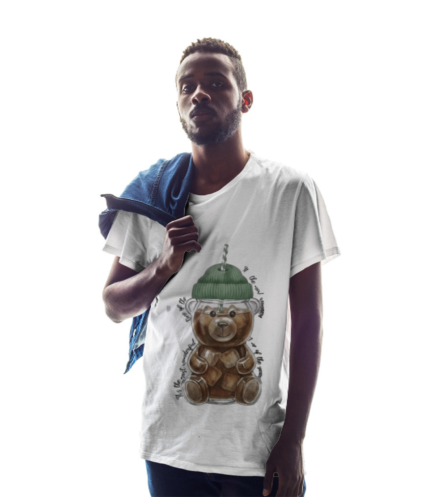 Starbucks Bear Cold Coffee Christmas 2023 Edition T-Shirt