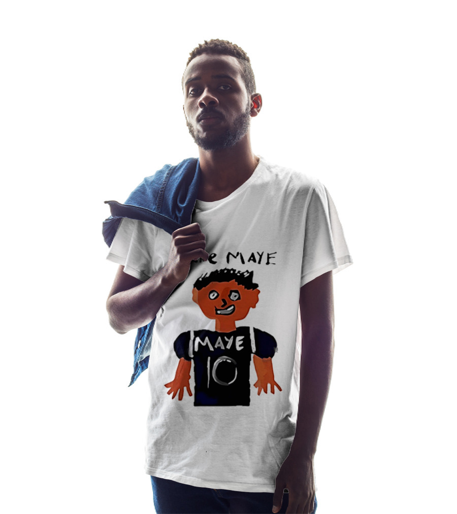 Drake Maye 10 Caricature Drawing New England Patriots T-Shirt