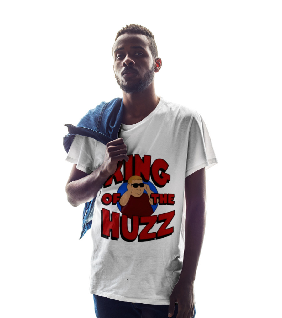 King Of The Huzz Iconic Retro Humor Vibe T-Shirt
