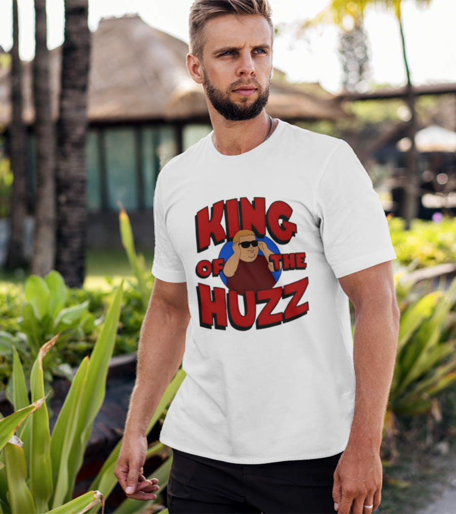 King Of The Huzz Iconic Retro Humor Vibe T-Shirt