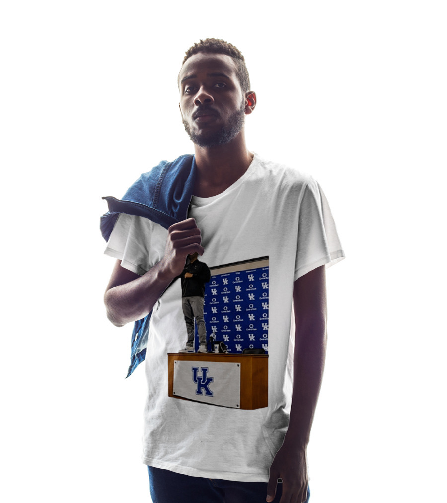 Mark Pope UK Wildcats Kentucky Basketball Coach Press Conference T-Shirt