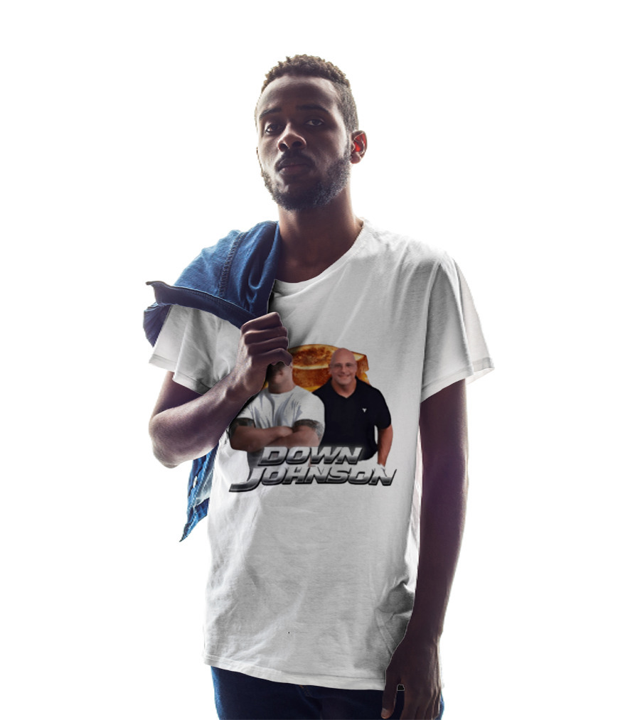 Dwayne Johnson Down Johnson Sandwich Image With Two Bald Men T-Shirt