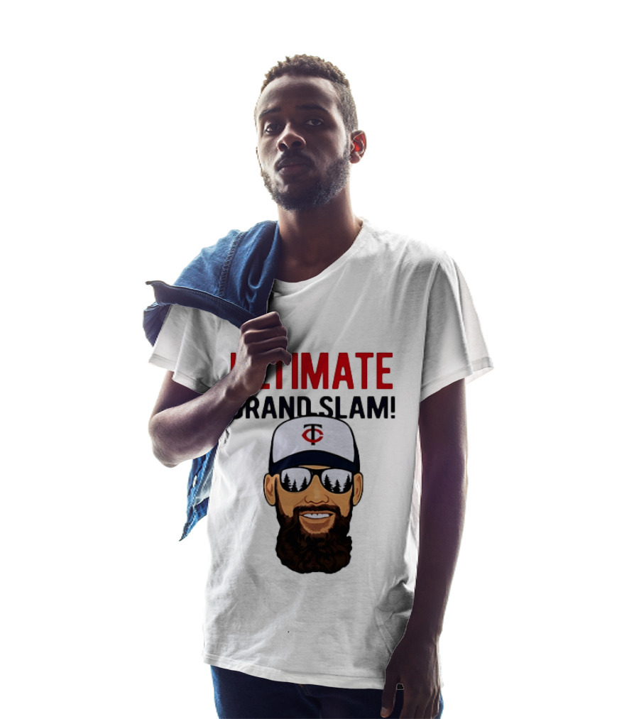 Minnesota Twins Ultimate Grand Slam MLB Bearded Player With Sunglasses T-Shirt