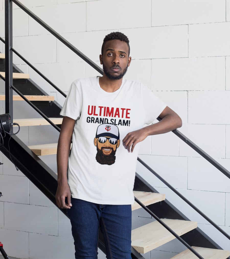 Minnesota Twins Ultimate Grand Slam MLB Bearded Player With Sunglasses T-Shirt
