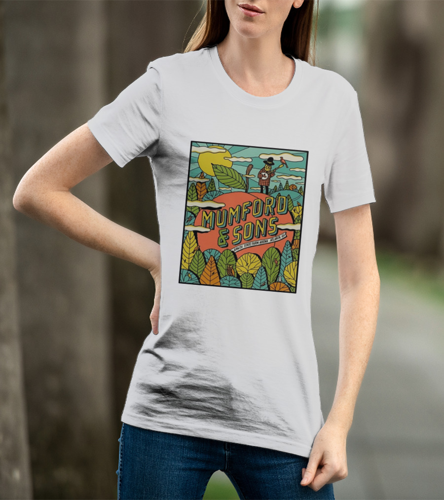 Mumford & Sons State Farm Arena Atlanta GA Concert 9/10/26 Sun Nature T-Shirt