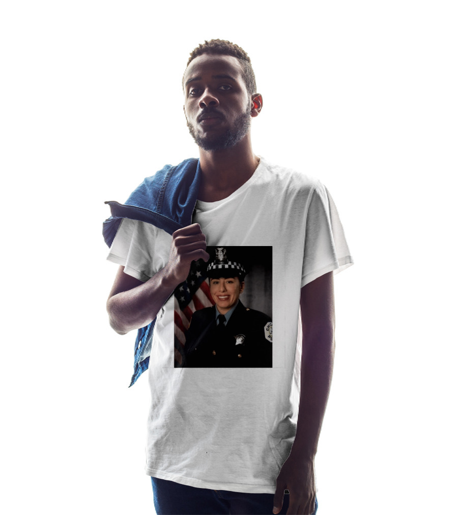 Never Forget Chicago Police Department Ella French Memorial Officer T-Shirt