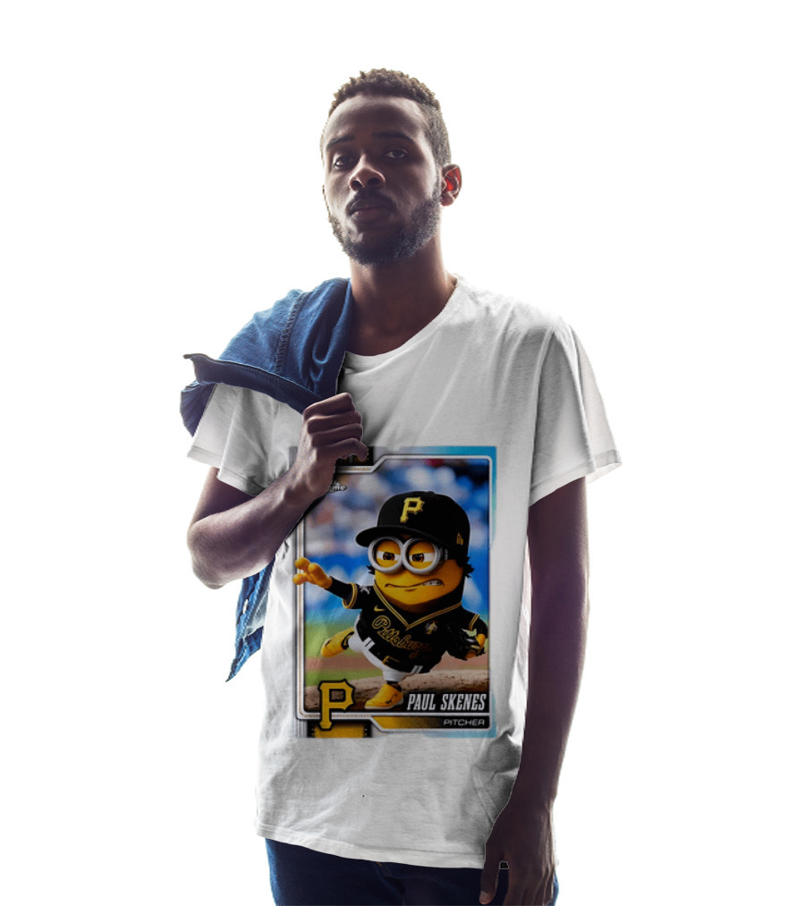Paul Skenes Pittsburgh Pirates Minion Pitcher Topps Chrome Card PIT T-Shirt