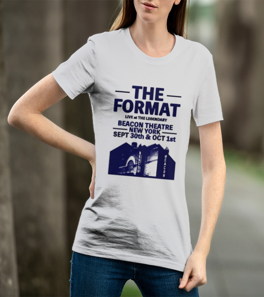The Format Live At The Legendary Beacon Theatre New York Sept 30th & Oct 1st T-Shirt