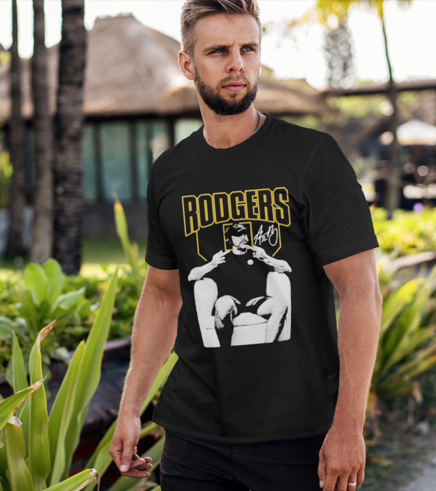 Rodgers Absolute Coward Double Middle Finger Pittsburgh Steelers T-Shirt