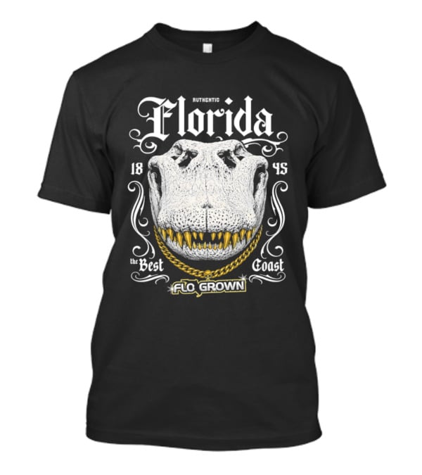 Authentic Florida 1845 Best Coast Flo Grown Alligator T-Shirt