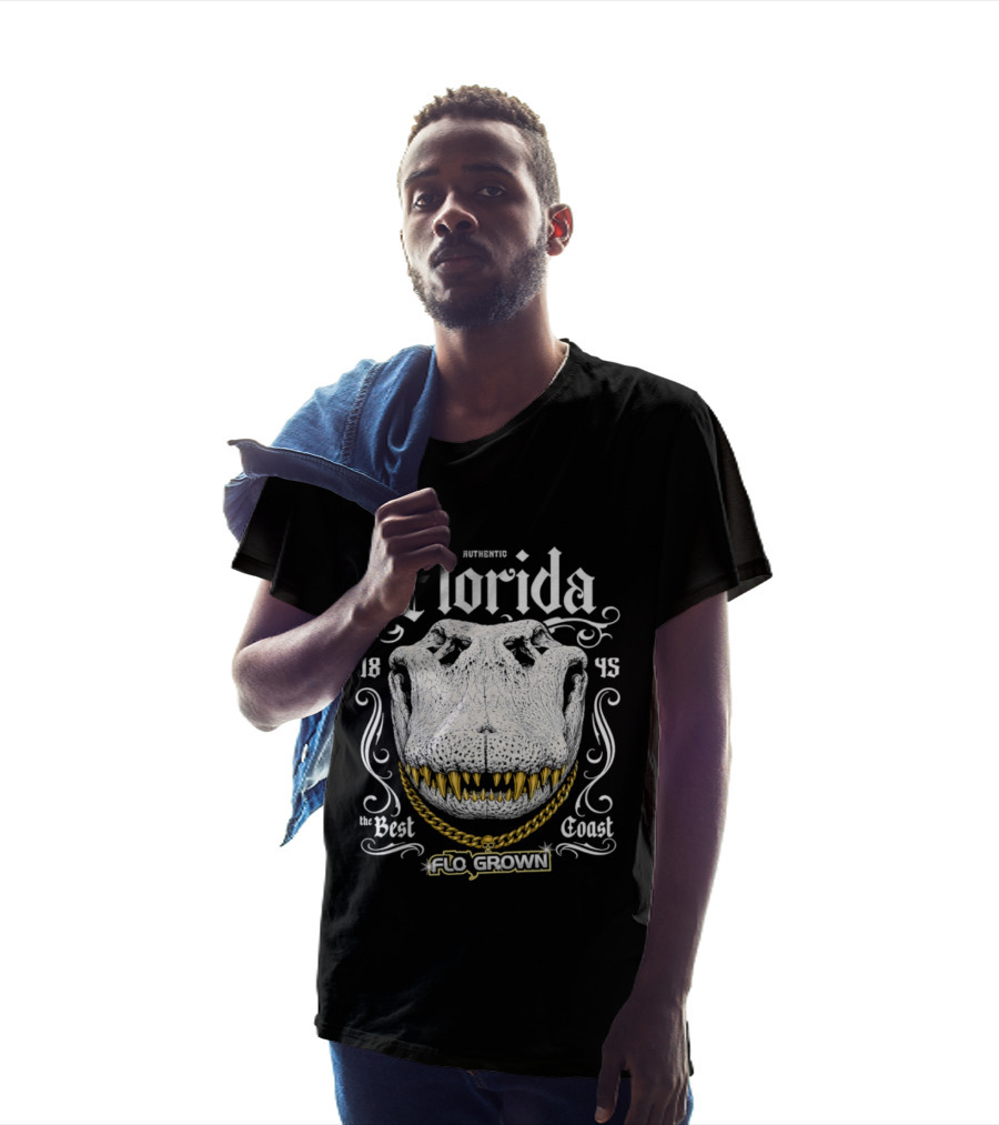 Authentic Florida 1845 Best Coast Flo Grown Alligator T-Shirt