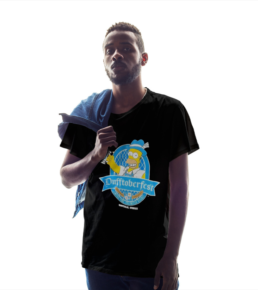 Simpsons Homer Dufftoberfest Universal Studios Unlimited Time Unlimited Regret T-Shirt