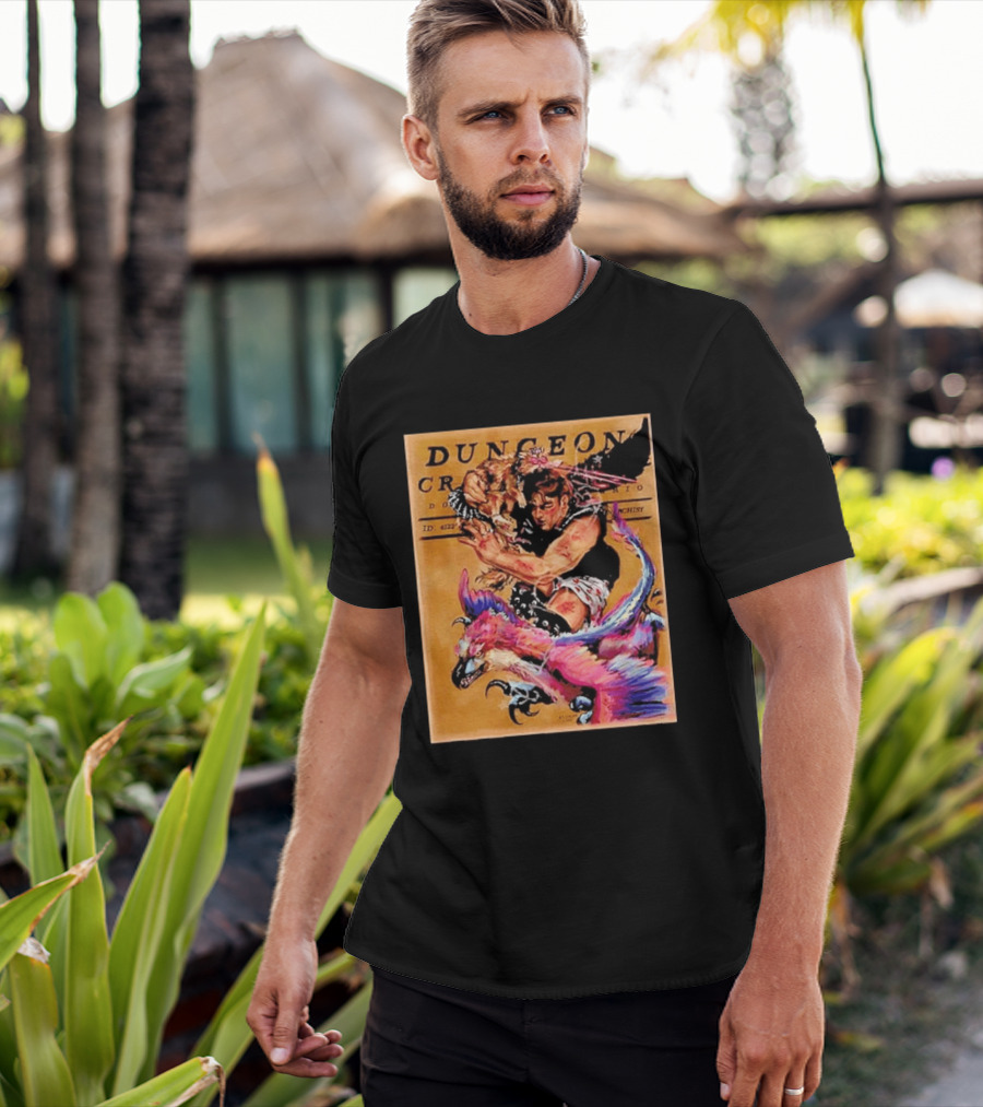 Dungeon Crawler Carl Goddamnit Donut Fantasy Adventure Art By Andrew Bowser T-Shirt
