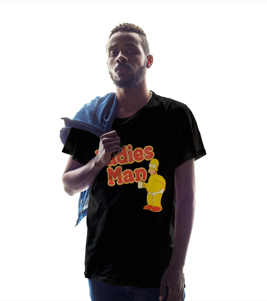 Ladies Man Homer Simpson The Simpsons Cartoon T-Shirt