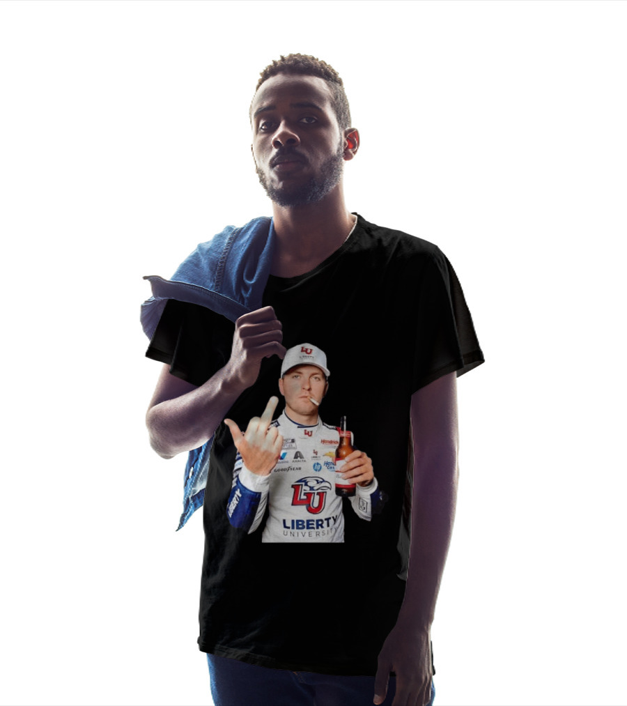 William Byron Liberty University Middle Finger Hendrick Motorsports NASCAR T-Shirt