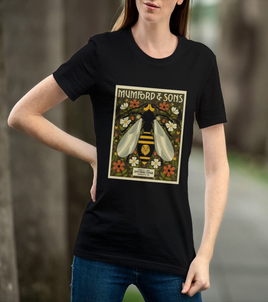 Mumford And Sons Event August 9 2026 Spectrum Center Charlotte NC T-Shirt