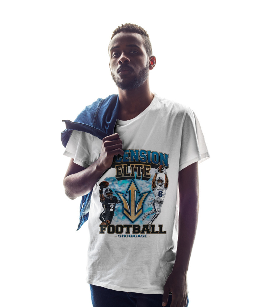 Ascension Elite Football Players 2 And 6 Showcase Sky Clouds T-Shirt