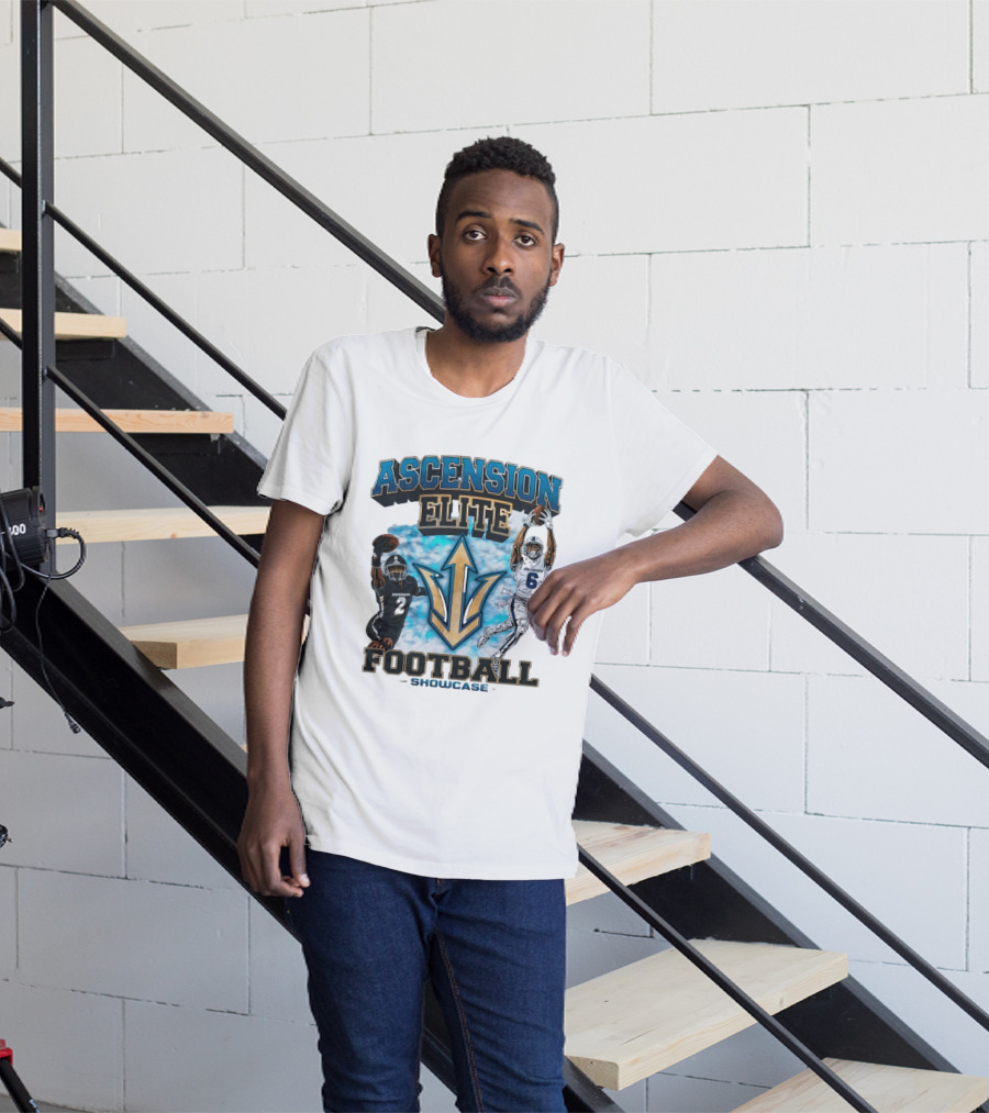 Ascension Elite Football Players 2 And 6 Showcase Sky Clouds T-Shirt